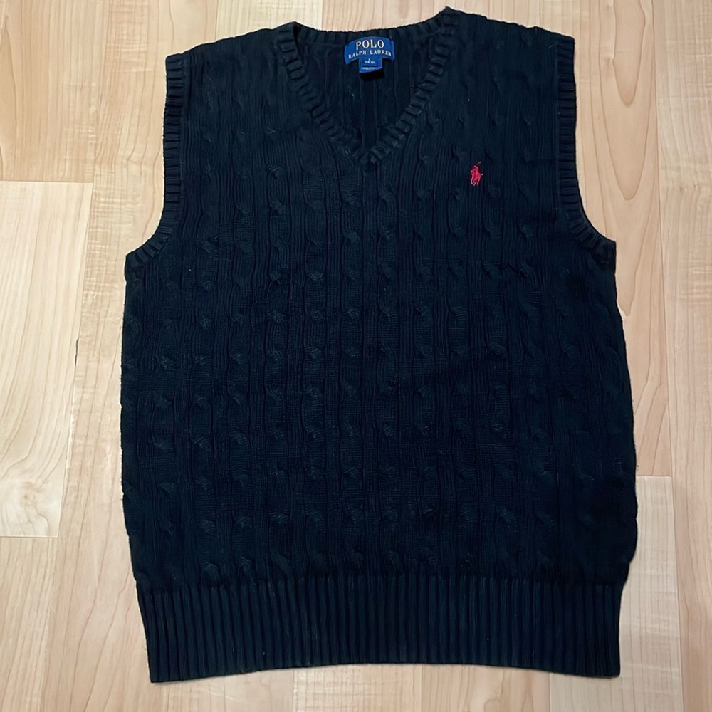 Navy Ralph Lauren polo vest